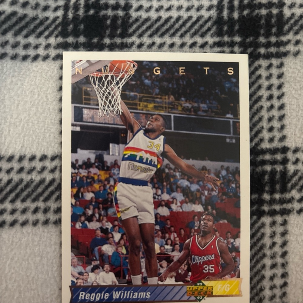 1992-93 Upper Deck - Reggie Williams #113 Denver Nuggets